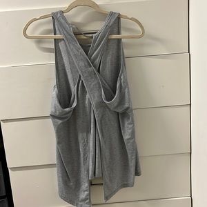 Athleta size medium versatile tank top. Grey and shows no signs of wear.